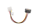 KABEL ZASILAJĄCY WEWNĘTRZNY MOLEX(F)->SATA(M) 15CM LANBERG