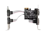 KARTA PCI EXPRESS X1->4X DB-9(COM) ŚLEDZIE LOW PROFILE LANBERG