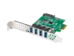 KARTA PCI EXPRESS X1->4X USB-A 3.1 GEN1 ŚLEDŹ LOW PROFILE LANBERG