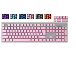 KEYCAPS GENESIS LEAD 300 RÓŻOWE DOUBLE SHOT