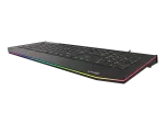 KLAWIATURA DLA GRACZY GENESIS LITH 400 RGB US PODŚWIETLENIE X-SCISSOR SOFTWARE SLIM