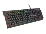 KLAWIATURA DLA GRACZY GENESIS THOR 210 RGB CZ/SK PODŚWIETLENIE HYBRYDOWA GAMINGOWA