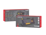 KLAWIATURA DLA GRACZY GENESIS THOR 230 TKL ANCHOR GRAY NEGATIVE US RGB MECHANICZNA OUTEMU RED