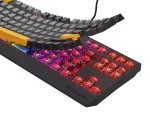 KLAWIATURA DLA GRACZY GENESIS THOR 230 TKL ANCHOR GRAY NEGATIVE US RGB MECHANICZNA OUTEMU RED