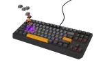 KLAWIATURA DLA GRACZY GENESIS THOR 230 TKL ANCHOR GRAY NEGATIVE US RGB MECHANICZNA OUTEMU RED