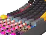 KLAWIATURA DLA GRACZY GENESIS THOR 230 TKL ANCHOR GRAY POSITIVE US RGB MECHANICZNA OUTEMU RED