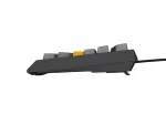 KLAWIATURA DLA GRACZY GENESIS THOR 230 TKL ANCHOR GRAY POSITIVE US RGB MECHANICZNA OUTEMU RED