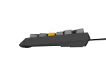 KLAWIATURA DLA GRACZY GENESIS THOR 230 TKL ANCHOR GRAY POSITIVE US RGB MECHANICZNA OUTEMU RED