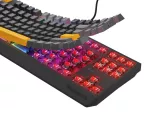 KLAWIATURA DLA GRACZY GENESIS THOR 230 TKL ANCHOR GRAY POSITIVE US RGB MECHANICZNA OUTEMU RED