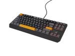 KLAWIATURA DLA GRACZY GENESIS THOR 230 TKL ANCHOR GRAY POSITIVE US RGB MECHANICZNA OUTEMU RED