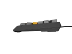 KLAWIATURA DLA GRACZY GENESIS THOR 230 TKL ANCHOR GRAY POSITIVE US RGB MECHANICZNA OUTEMU RED