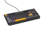 KLAWIATURA DLA GRACZY GENESIS THOR 230 TKL ANCHOR GRAY POSITIVE US RGB MECHANICZNA OUTEMU RED
