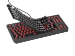 KLAWIATURA DLA GRACZY GENESIS THOR 230 TKL CZ/SK RGB MECHANICZNA OUTEMU RED CZARNA HOT SWAP
