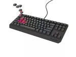 KLAWIATURA DLA GRACZY GENESIS THOR 230 TKL LITE HU RAINBOW MECHANICZNA OUTEMU RED CZARNA HOT SWAP