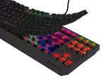 KLAWIATURA DLA GRACZY GENESIS THOR 230 TKL LITE HU RAINBOW MECHANICZNA OUTEMU RED CZARNA HOT SWAP