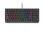 KLAWIATURA DLA GRACZY GENESIS THOR 230 TKL LITE HU RAINBOW MECHANICZNA OUTEMU RED CZARNA HOT SWAP