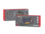 KLAWIATURA DLA GRACZY GENESIS THOR 230 TKL NAVAL BLUE POSITIVE US RGB MECHANICZNA OUTEMU PANDA
