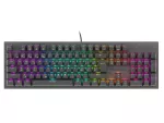 KLAWIATURA DLA GRACZY GENESIS THOR 303 CZ/SK PODŚWIETLENIE RGB MECHANICZNA RED CZARNA SWITCH HOT SWA