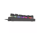KLAWIATURA DLA GRACZY GENESIS THOR 303 CZ/SK PODŚWIETLENIE RGB MECHANICZNA RED CZARNA SWITCH HOT SWA