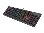 KLAWIATURA DLA GRACZY GENESIS THOR 303 CZ/SK PODŚWIETLENIE RGB MECHANICZNA SILENT SWITCH CZARNA HOT