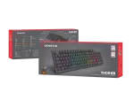 KLAWIATURA DLA GRACZY GENESIS THOR 303 DE PODŚWIETLENIE RGB MECHANICZNA BROWN SWITCH CZARNA HOT SWAP