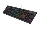 KLAWIATURA DLA GRACZY GENESIS THOR 303 DE PODŚWIETLENIE RGB MECHANICZNA BROWN SWITCH CZARNA HOT SWAP