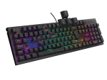 KLAWIATURA DLA GRACZY GENESIS THOR 303 DE PODŚWIETLENIE RGB MECHANICZNA BROWN SWITCH CZARNA HOT SWAP