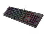 KLAWIATURA DLA GRACZY GENESIS THOR 303 DE PODŚWIETLENIE RGB MECHANICZNA SILENT SWITCH CZARNA HOT SWA