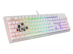 KLAWIATURA DLA GRACZY GENESIS THOR 303 FR PODŚWIETLENIE RGB MECHANICZNA BROWN SWITCH BIAŁA HOT SWAP