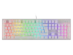 KLAWIATURA DLA GRACZY GENESIS THOR 303 FR PODŚWIETLENIE RGB MECHANICZNA BROWN SWITCH BIAŁA HOT SWAP
