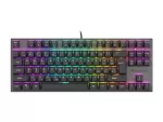KLAWIATURA DLA GRACZY GENESIS THOR 303 TKL CZ/SK PODŚWIETLENIE RGB MECHANICZNA RED CZARNA HOT SWAP