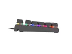 KLAWIATURA DLA GRACZY GENESIS THOR 303 TKL CZ/SK PODŚWIETLENIE RGB MECHANICZNA RED CZARNA HOT SWAP