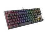 KLAWIATURA DLA GRACZY GENESIS THOR 303 TKL CZ/SK PODŚWIETLENIE RGB MECHANICZNA RED CZARNA HOT SWAP