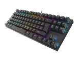 KLAWIATURA DLA GRACZY GENESIS THOR 303 TKL CZ/SK PODŚWIETLENIE RGB MECHANICZNA RED CZARNA HOT SWAP