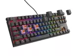 KLAWIATURA DLA GRACZY GENESIS THOR 303 TKL CZ/SK PODŚWIETLENIE RGB MECHANICZNA SILENT SWITCH CZARNA