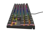 KLAWIATURA DLA GRACZY GENESIS THOR 303 TKL CZ/SK PODŚWIETLENIE RGB MECHANICZNA SILENT SWITCH CZARNA