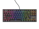 KLAWIATURA DLA GRACZY GENESIS THOR 303 TKL CZ/SK PODŚWIETLENIE RGB MECHANICZNA SILENT SWITCH CZARNA