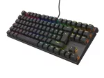 KLAWIATURA DLA GRACZY GENESIS THOR 303 TKL DE PODŚWIETLENIE RGB MECHANICZNA BROWN CZARNA HOT SWAP