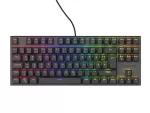 KLAWIATURA DLA GRACZY GENESIS THOR 303 TKL DE PODŚWIETLENIE RGB MECHANICZNA BROWN CZARNA HOT SWAP