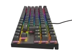 KLAWIATURA DLA GRACZY GENESIS THOR 303 TKL DE PODŚWIETLENIE RGB MECHANICZNA SILENT SWITCH CZARNA HOT