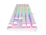 KLAWIATURA DLA GRACZY GENESIS THOR 303 TKL FR PODŚWIETLENIE RGB MECHANICZNA BROWN BIAŁA HOT SWAP