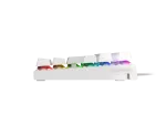 KLAWIATURA DLA GRACZY GENESIS THOR 303 TKL FR PODŚWIETLENIE RGB MECHANICZNA BROWN BIAŁA HOT SWAP