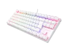 KLAWIATURA DLA GRACZY GENESIS THOR 303 TKL US BIAŁA RGB MECHANICZNA SILENT SWITCH HOT SWAP