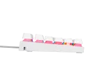 KLAWIATURA DLA GRACZY GENESIS THOR 303 TKL US BIAŁA RGB MECHANICZNA SILENT SWITCH HOT SWAP