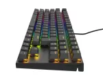 KLAWIATURA DLA GRACZY GENESIS THOR 303 TKL US PODŚWIETLENIE RGB MECHANICZNA BROWN CZARNA HOT SWAP