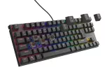 KLAWIATURA DLA GRACZY GENESIS THOR 303 TKL US PODŚWIETLENIE RGB MECHANICZNA BROWN CZARNA HOT SWAP