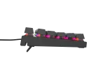 KLAWIATURA DLA GRACZY GENESIS THOR 303 TKL US PODŚWIETLENIE RGB MECHANICZNA BROWN CZARNA HOT SWAP