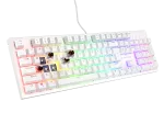 KLAWIATURA DLA GRACZY GENESIS THOR 303 US PODŚWIETLENIE RGB MECHANICZNA BROWN SWITCH BIAŁA HOT SWAP