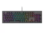 KLAWIATURA DLA GRACZY GENESIS THOR 303 US PODŚWIETLENIE RGB MECHANICZNA BROWN SWITCH CZARNA HOT SWAP