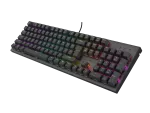 KLAWIATURA DLA GRACZY GENESIS THOR 303 US PODŚWIETLENIE RGB MECHANICZNA BROWN SWITCH CZARNA HOT SWAP